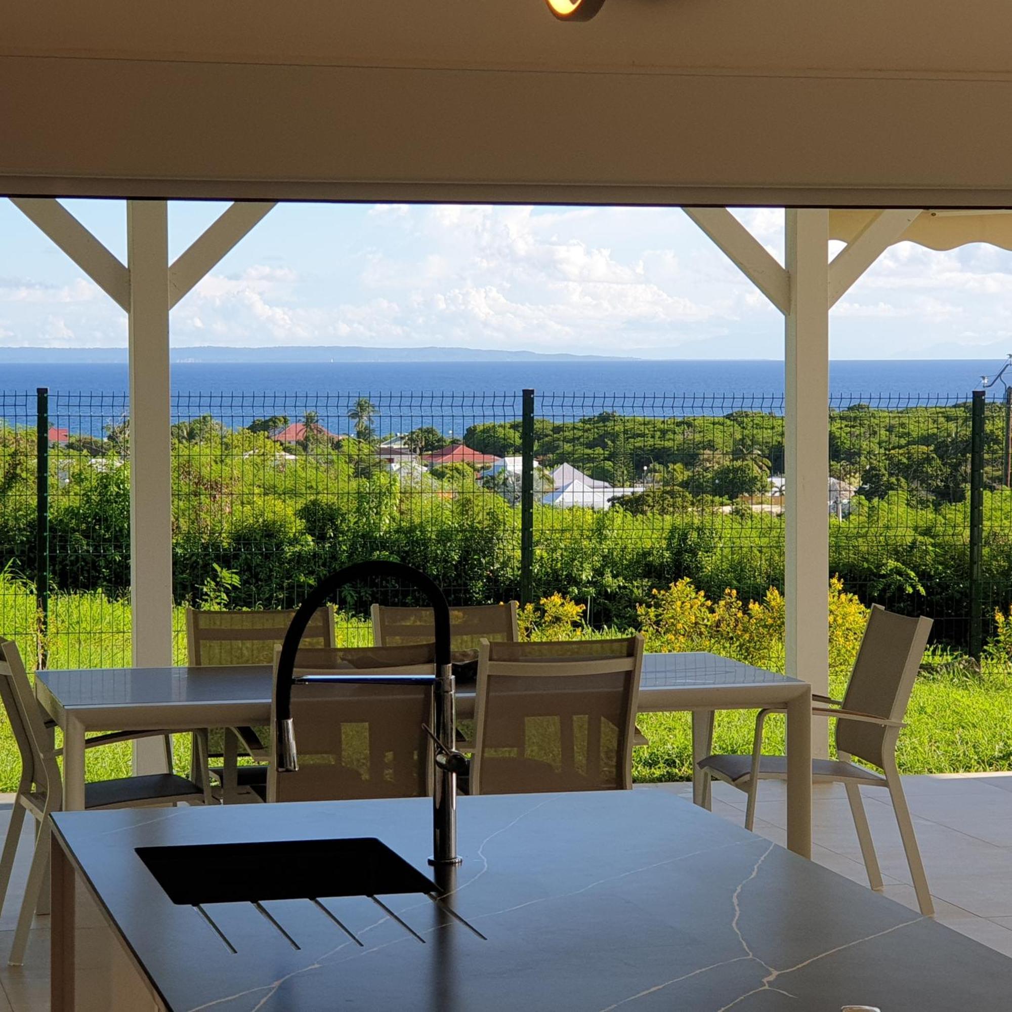 Magnifique Villa Standing Vue Mer Et Proche Plage Saint-Francois  Kültér fotó